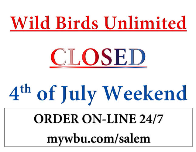 Closed 4th of July Weekend
